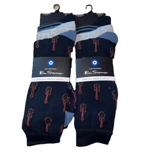 The Original Ben Sherman Men’s Dress Socks. 6 Pairs Of Dress Socks.
